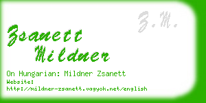 zsanett mildner business card